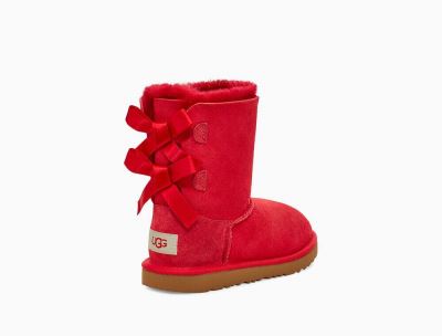 UGG Bailey Bow II Big Kids Boots Ribbon Red - AU 398KS